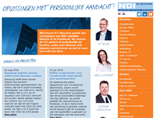 Tablet Screenshot of ndi.nl